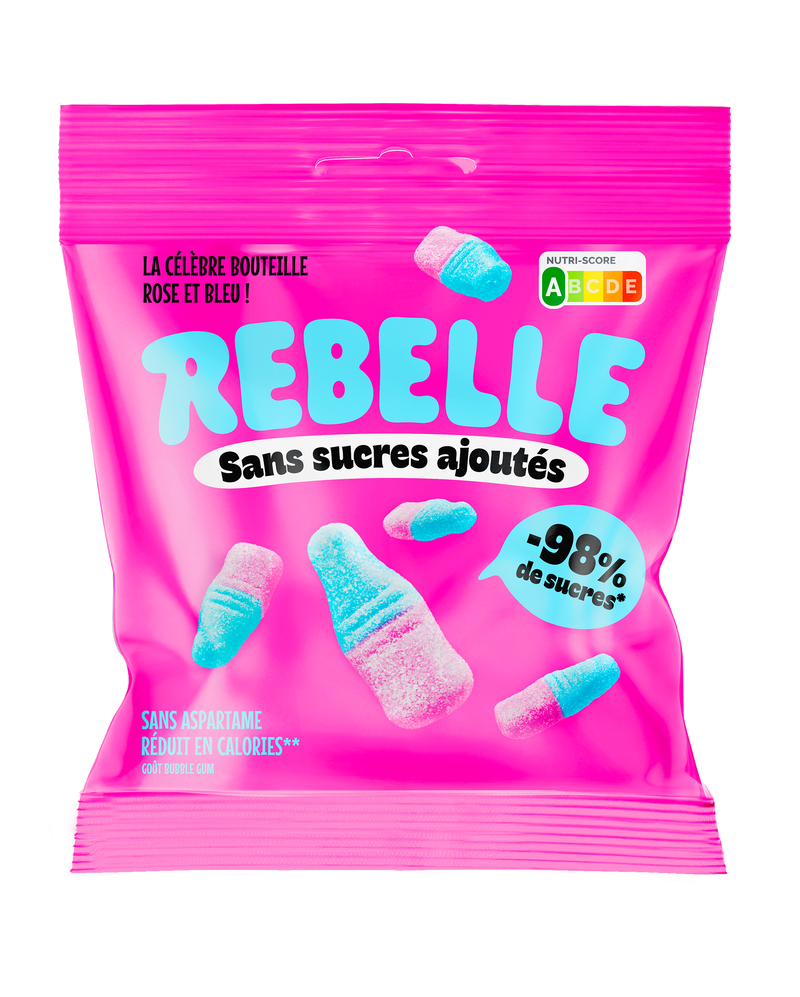 Beutel Pink-blaue Flaschen