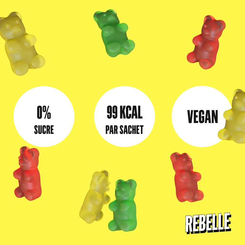 Gummibärchen ohne Zucker